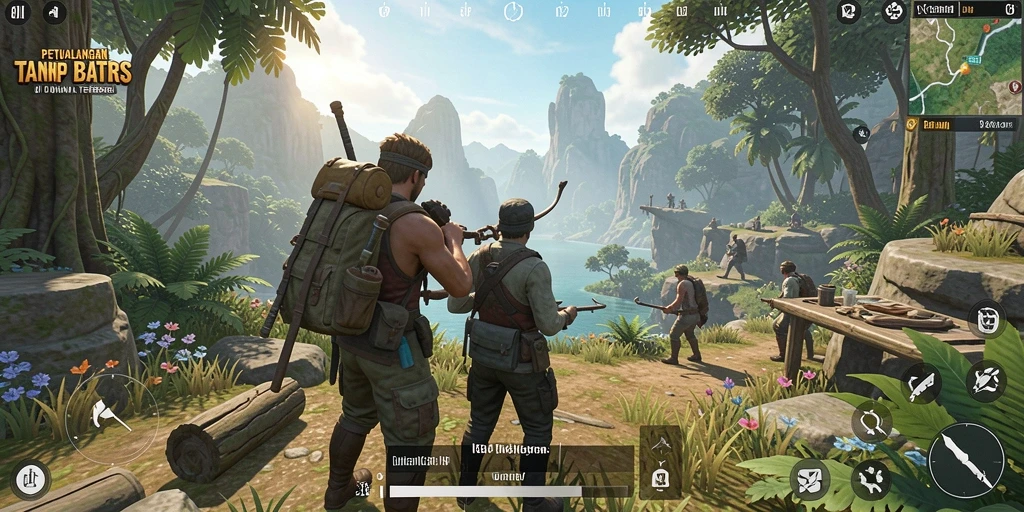 Tampilan gameplay yang menarik di dunia terbuka 8II.