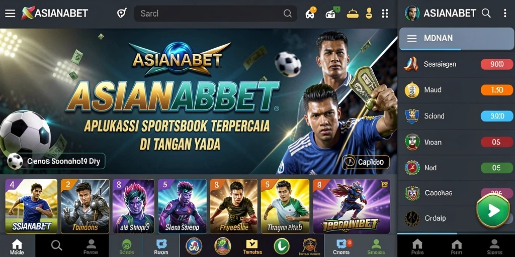 Tampilan menarik dari gameplay Sportsbook ASIANABET yang memukau.