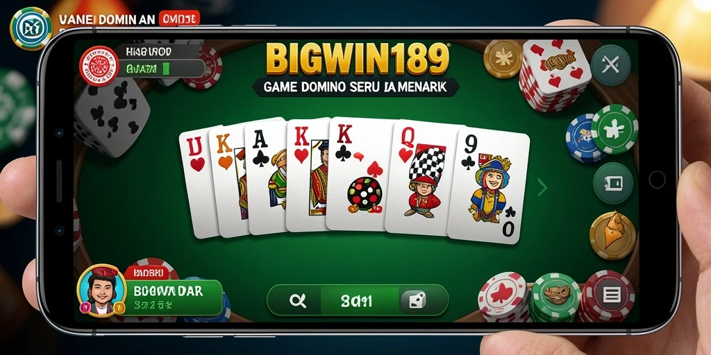 Tampilan gameplay seru di BIGWIN189 dengan berbagai mode Domino.