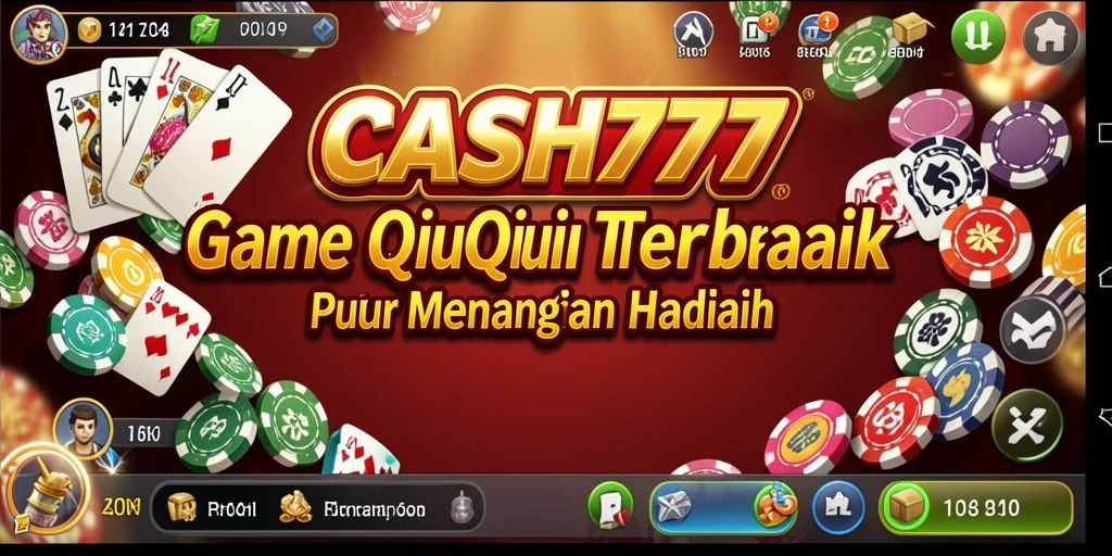 Tangkapan layar utama dari gameplay QiuQiu di CASH777.