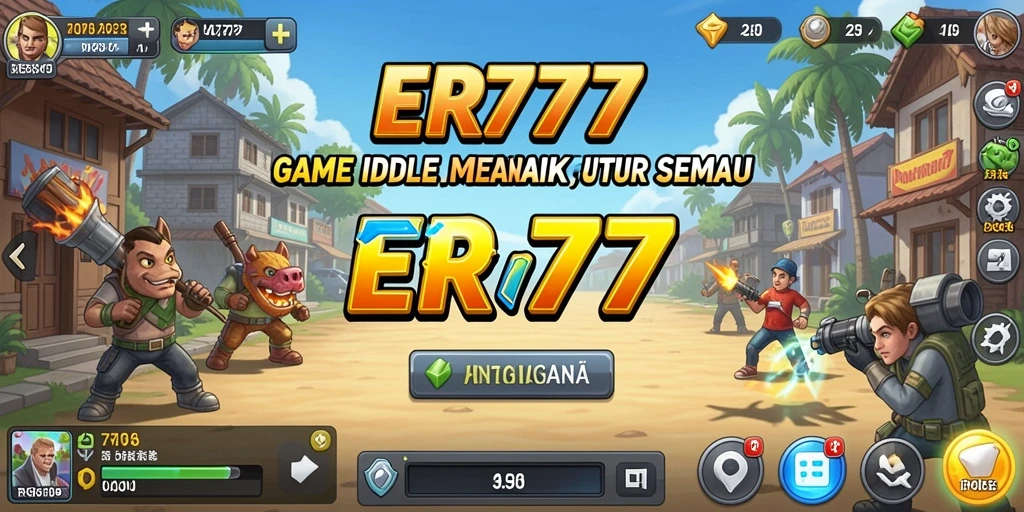 Tampilan gameplay ER777 yang menarik dalam genre Idle.