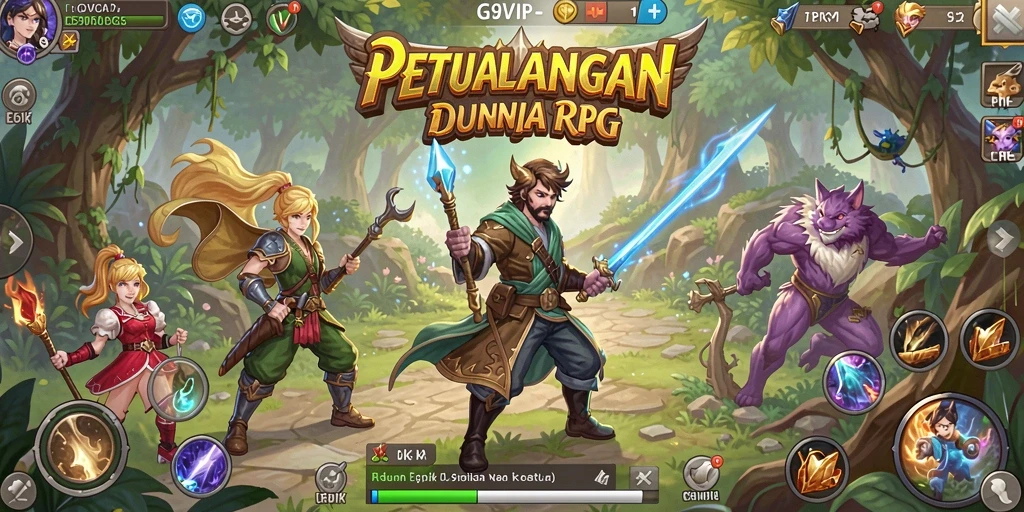 Tampilan gameplay G9VIP yang mendebarkan dan penuh aksi.