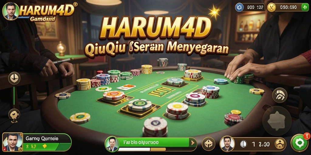 Tampilan gameplay QiuQiu yang menegangkan dan seru.