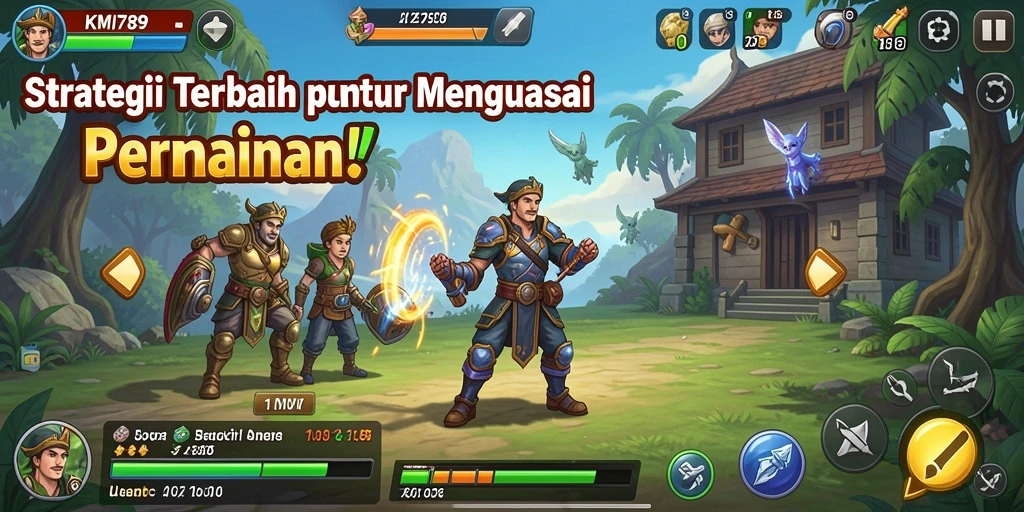 Tampilan gameplay menarik dengan berbagai strategi dalam KM789.