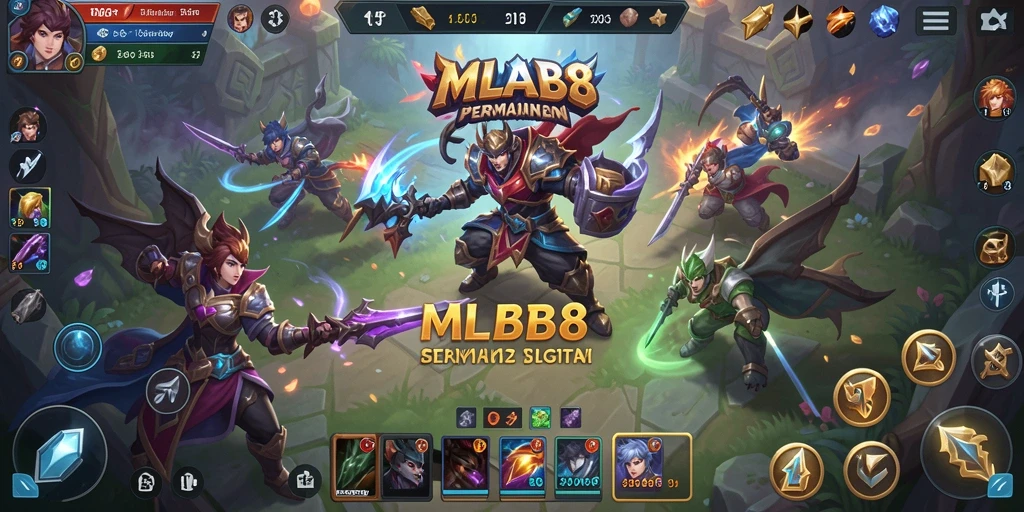 Tampilan gameplay seru dari permainan Slot MLBB8.