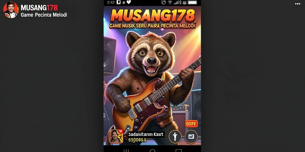 Tampilan menarik dari permainan musik MUSANG178 yang seru.