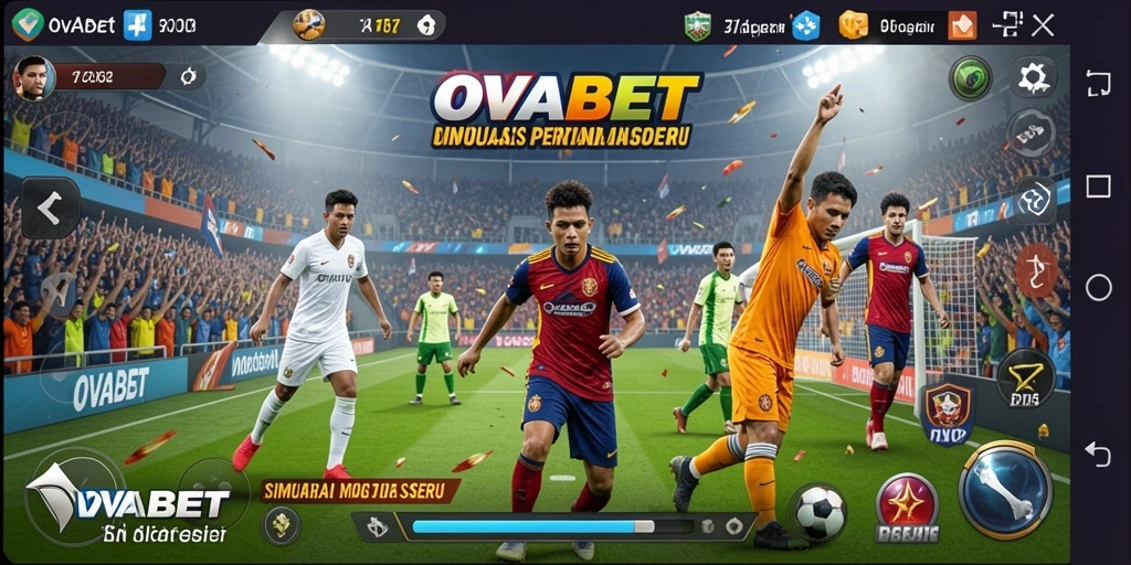 Tampilan gameplay OVABET yang menarik dan realistis.