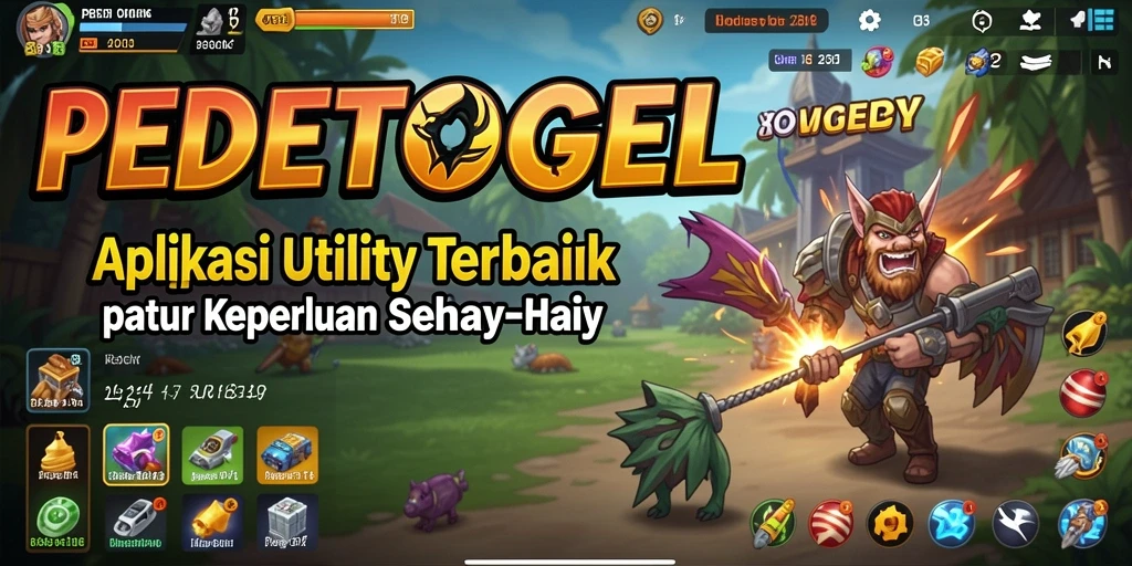 Tampilan antarmuka PEDETOGEL yang intuitif dan user-friendly.