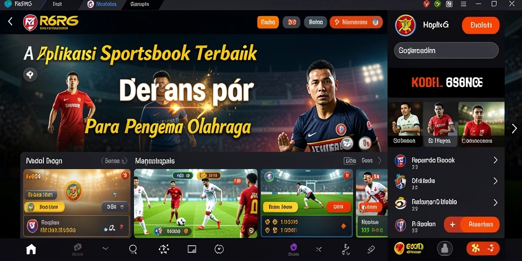 Tampilan menarik R6R6 dengan desain yang memudahkan taruhan olahraga.