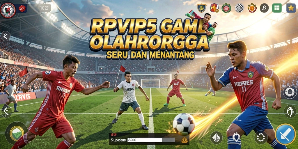 Screenshot gameplay RPVIP5 menampilkan aksi seru dalam olahraga.