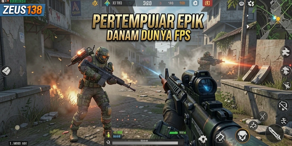 Tangkapan layar menampilkan aksi mendebarkan dari game FPS ZEUS138.