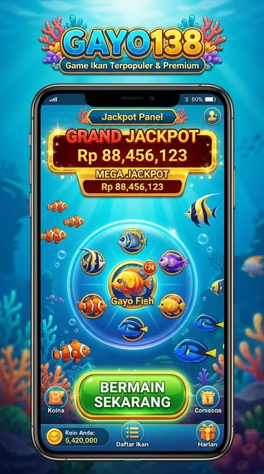 Screenshot fitur unggulan pada aplikasi gayo138.